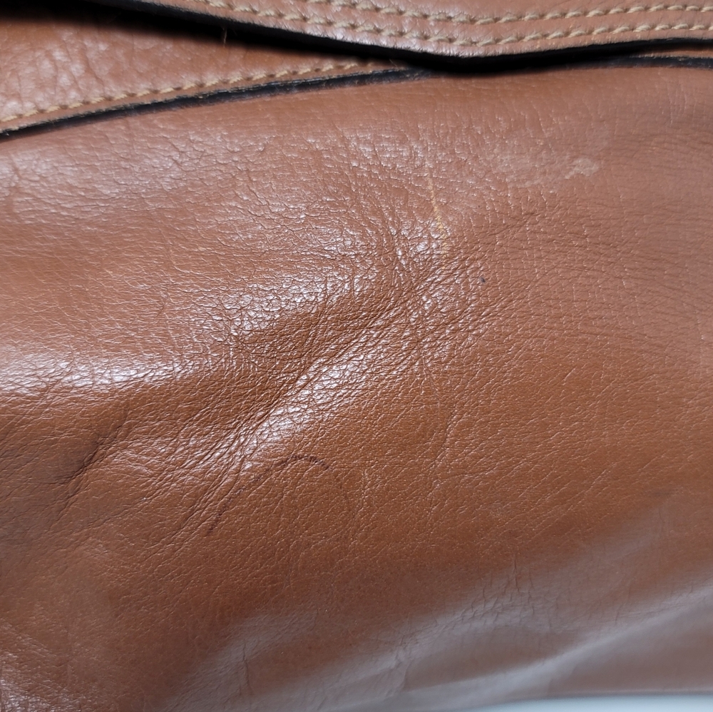 Mulberry Alexa Oak Soft Buffalo Leather Medium Satchel Shoulder Hand Bag - Picture 5 of 12